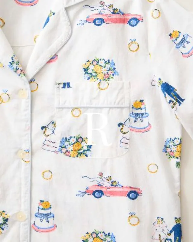 Happily Ever After - Petite Long Sleep Set - Cloud sold by Printfresh