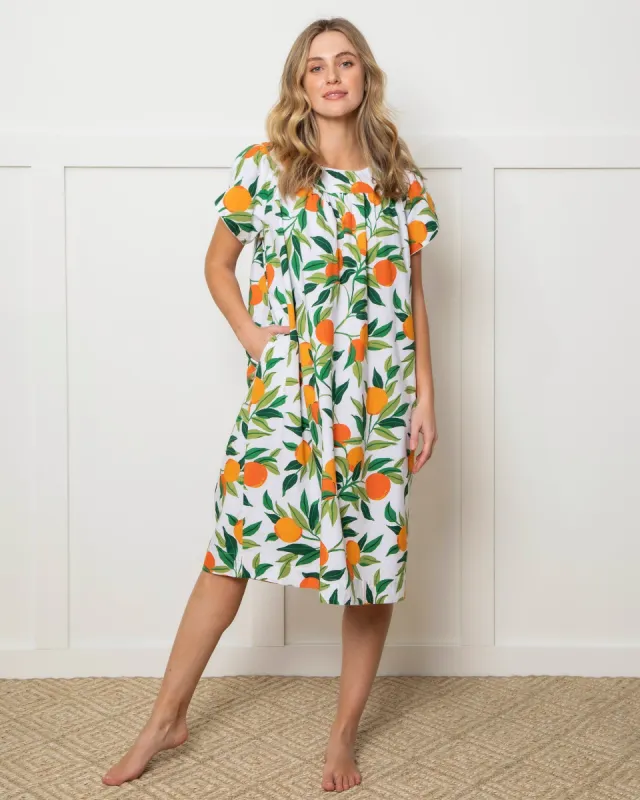 Clementine - Retro Dreams Nightgown - Cloud sold by Printfresh