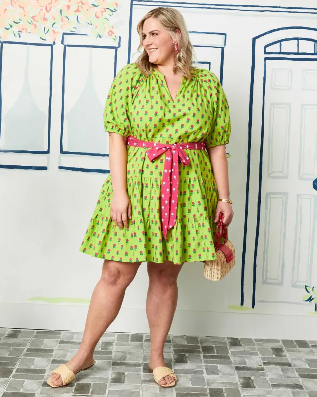 Bouquet of Roses - It's a Date Dress - Limeade made by Printfresh