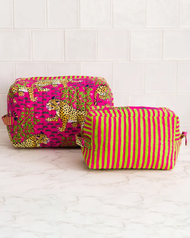 Bagheera - Oversized Pouch Set  - Hot Pink sold by Printfresh