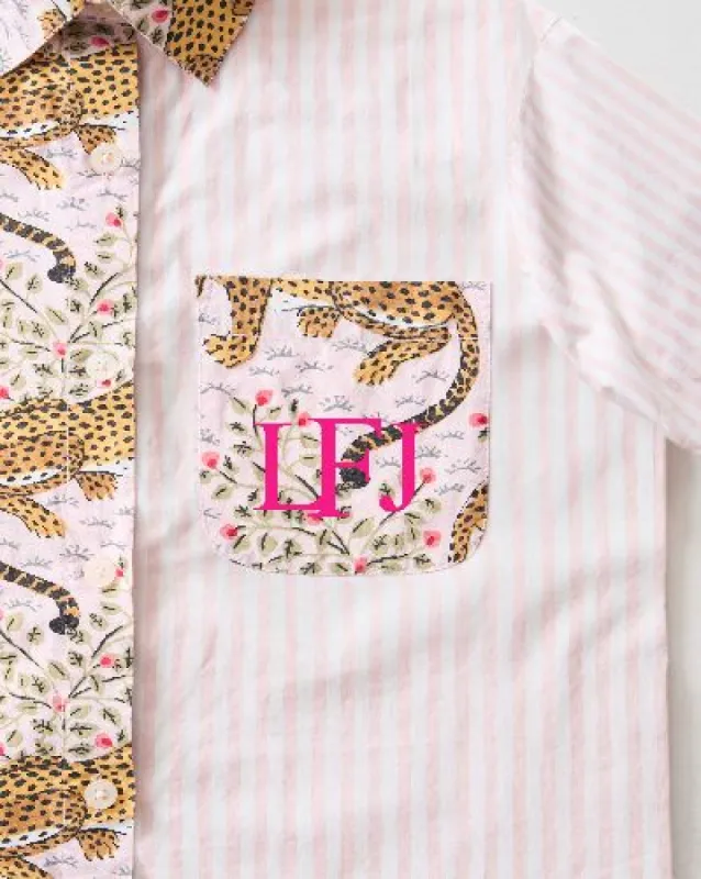 Bagheera - Everyday Button Down - Blush sold by Printfresh