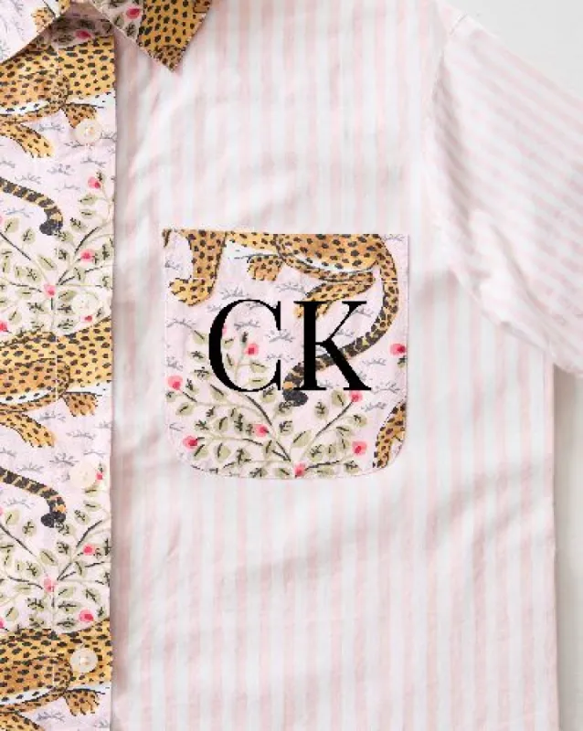 Bagheera - Everyday Button Down - Blush sold by Printfresh