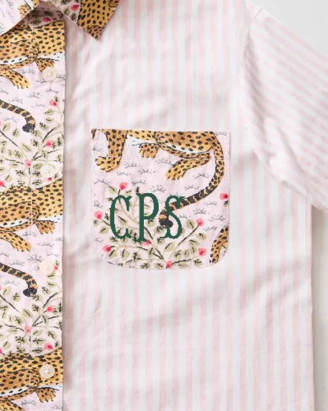 Bagheera - Everyday Button Down - Blush sold by Printfresh