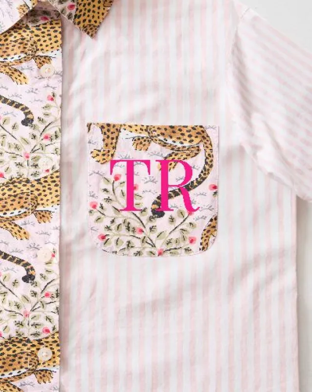 Bagheera - Everyday Button Down - Blush sold by Printfresh