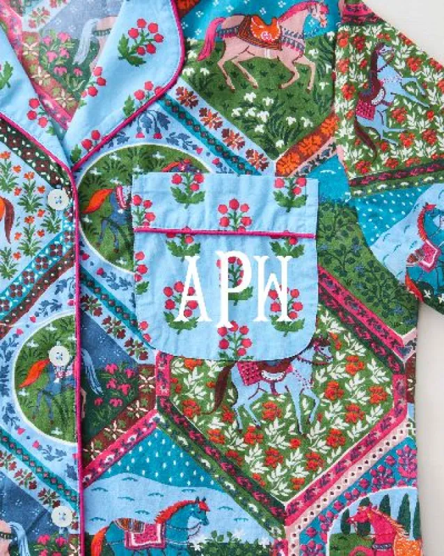 High Horse - Long Sleep Set - Blush Denim made by Printfresh