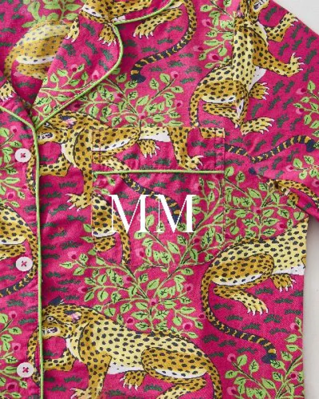 Bagheera - Short Sleep Set - Hot Pink sold by Printfresh