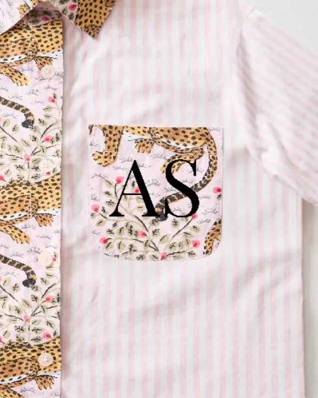 Bagheera - Everyday Button Down - Blush sold by Printfresh