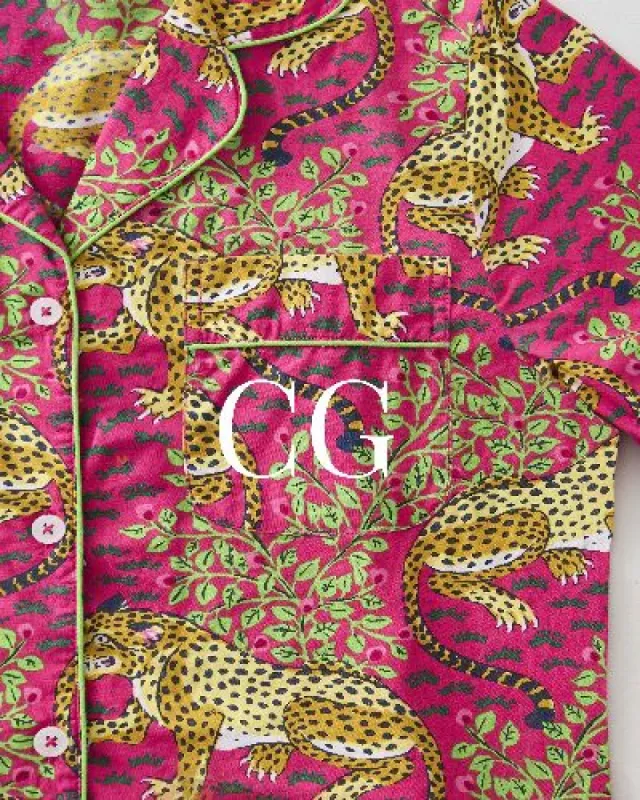 Bagheera - Short Sleep Set - Hot Pink sold by Printfresh