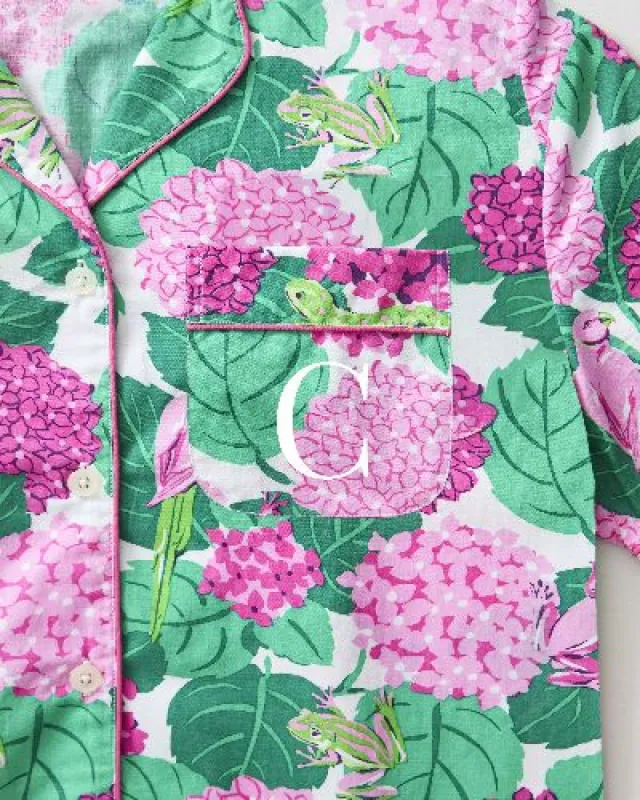 Secret Garden - Sleep Shirt - Pink Hydrangea made by Printfresh