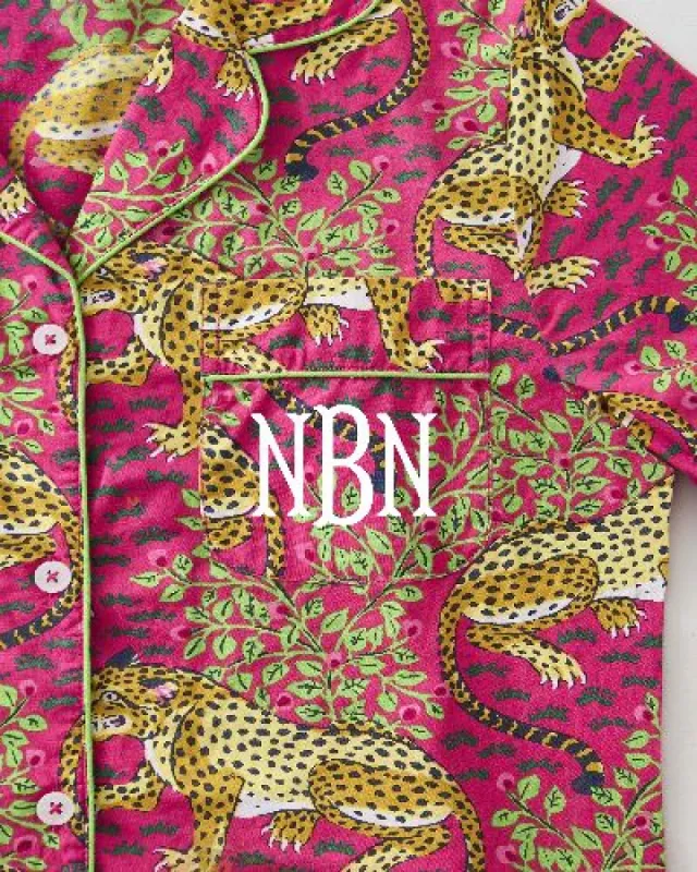 Bagheera - Short Sleep Set - Hot Pink sold by Printfresh