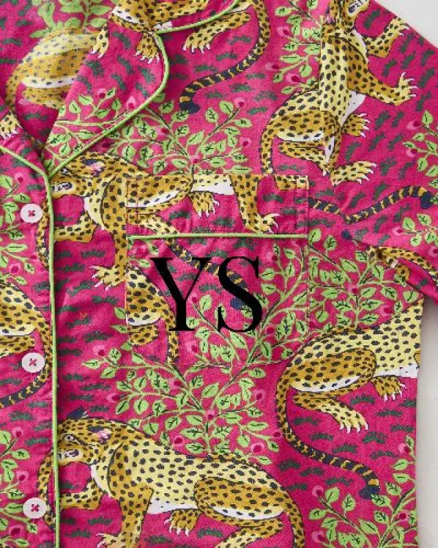 Bagheera - Short Sleep Set - Hot Pink sold by Printfresh