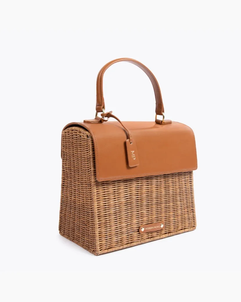 THE LUNCHER - BROWN WICKER sold by Modern Picnic product image thumbnail 2