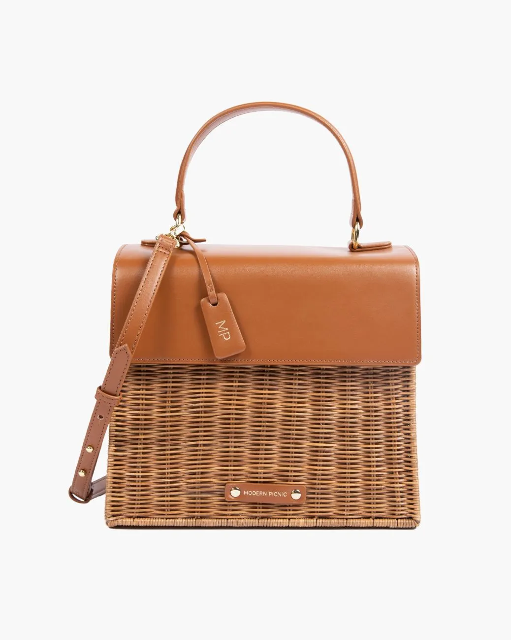 THE LUNCHER - BROWN WICKER sold by Modern Picnic