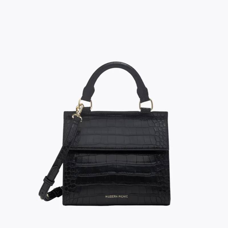 THE MINI LUNCHER - BLACK CROC sold by Modern Picnic