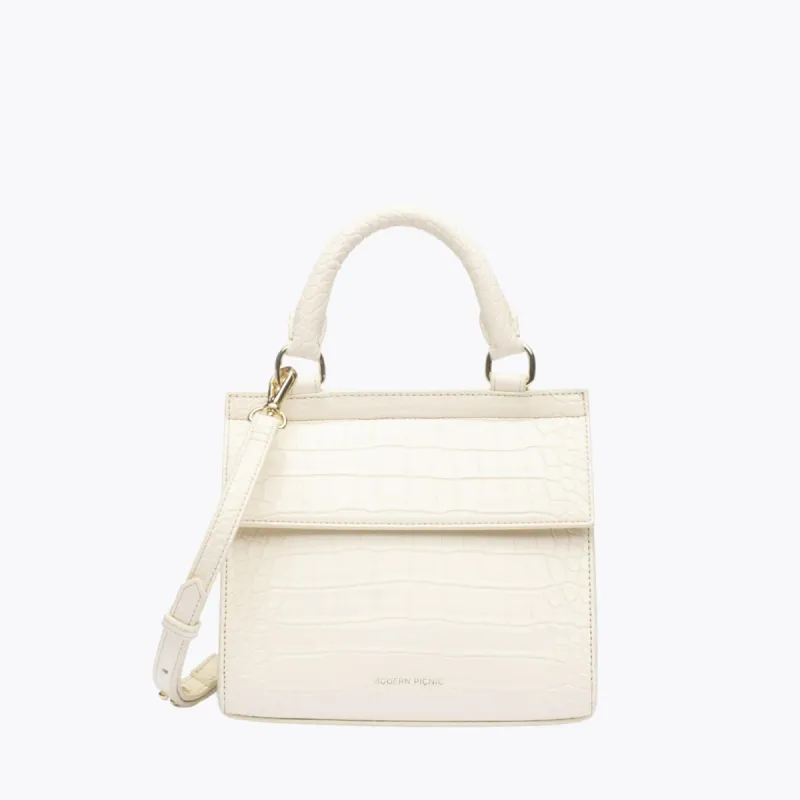 THE MINI LUNCHER - IVORY CROC sold by Modern Picnic