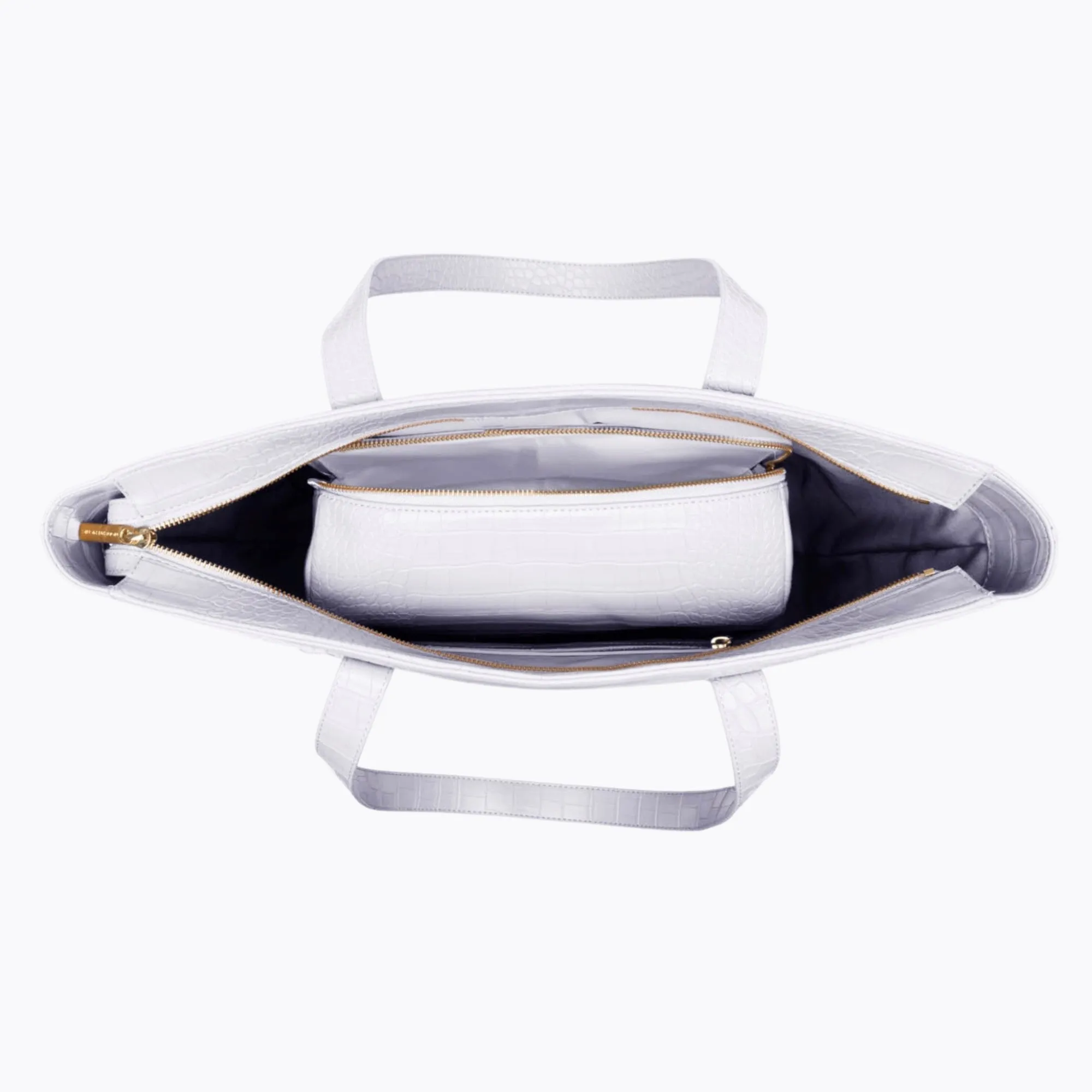 SAMPLE SALE | THE POUCH - WHITE CROC sold by Modern Picnic product image thumbnail 3