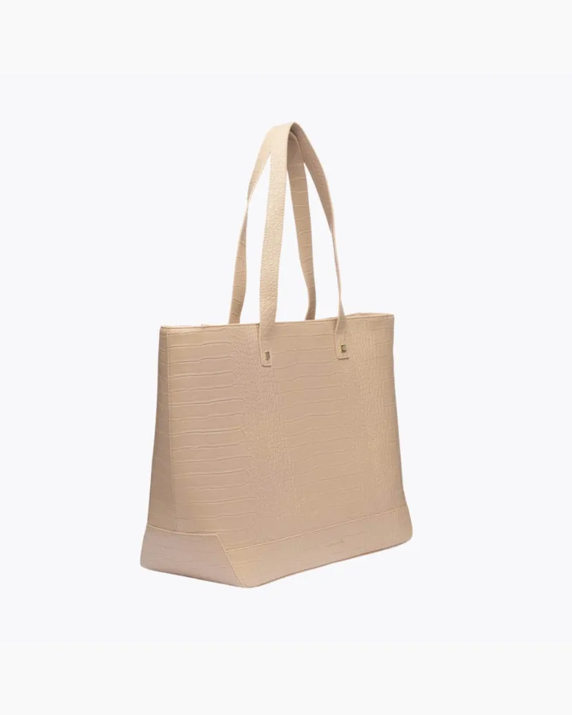 SAMPLE SALE | THE TOTE - CREAM CROC sold by Modern Picnic product image thumbnail 2