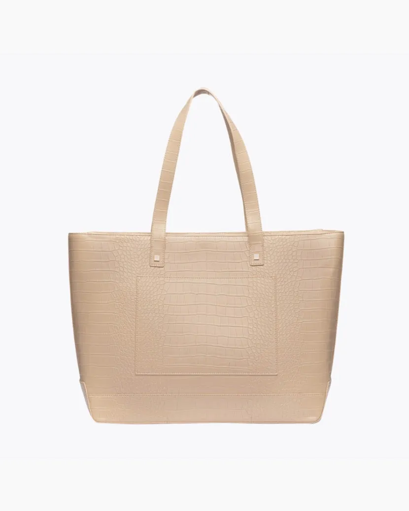 SAMPLE SALE | THE TOTE - CREAM CROC sold by Modern Picnic product image thumbnail 3