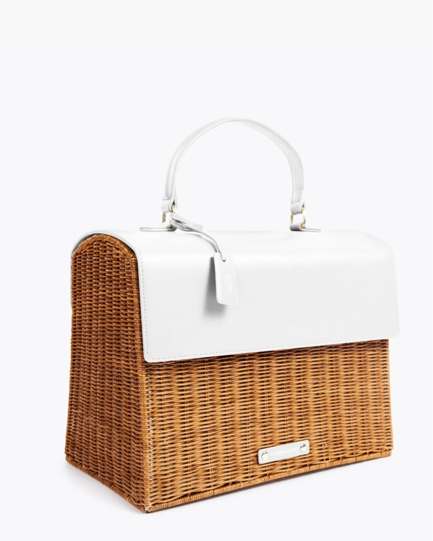 THE LARGE LUNCHER - DARK WHITE WICKER sold by Modern Picnic product image thumbnail 2