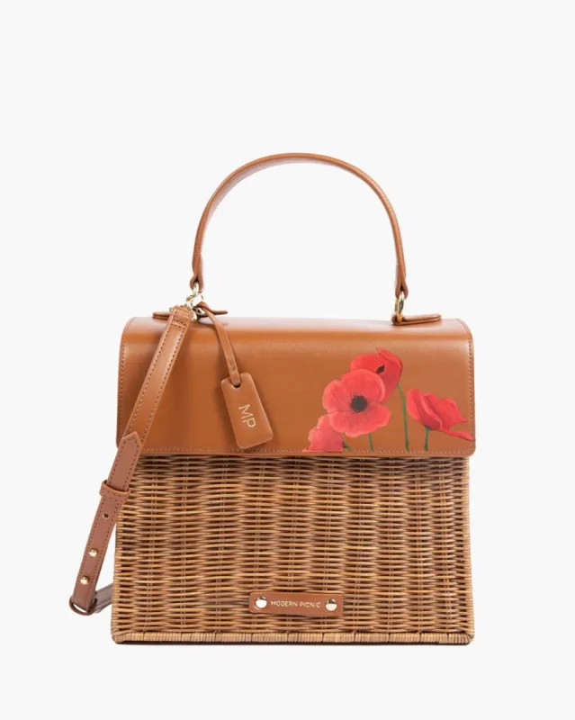 THE LUNCHER - RED FLORAL sold by Modern Picnic