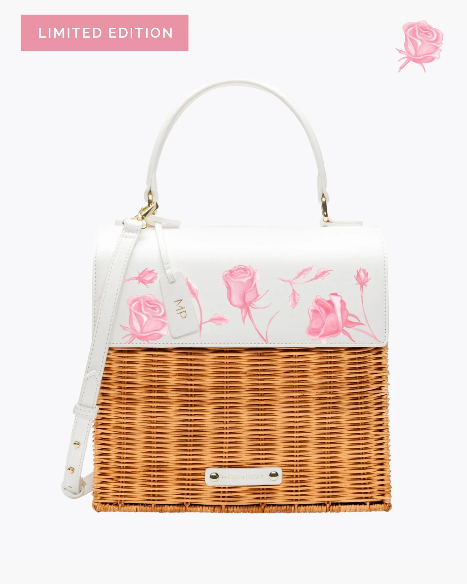 THE LUNCHER - PINK FLORAL sold by Modern Picnic