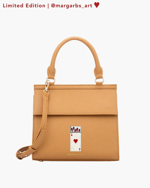 THE LUNCHER - BEIGE V DAY MATCHBOOK sold by Modern Picnic