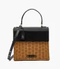 THE LUNCHER - BLACK NATURAL WICKER sold by Modern Picnic