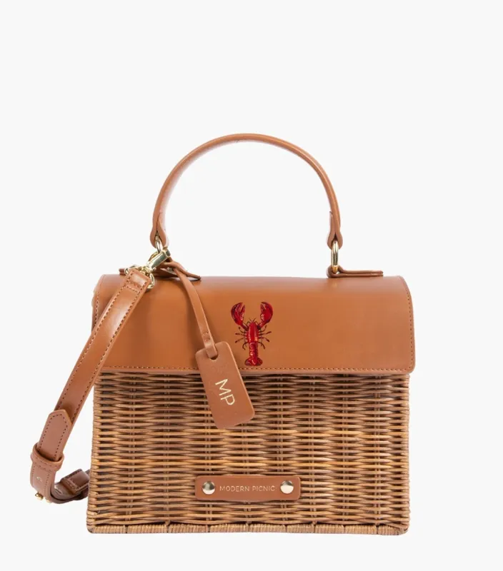 THE WICKER MINI - BROWN WICKER LOBSTER sold by Modern Picnic