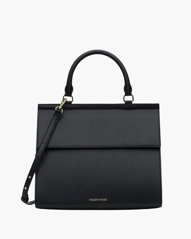 THE LARGE LUNCHER - BLACK - PERSONALIZED sold by Modern Picnic