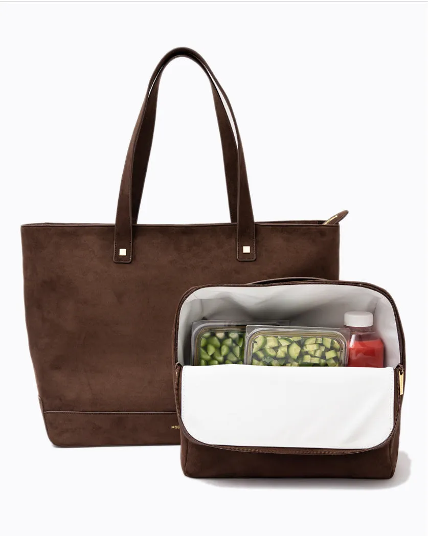 THE TOTE - BROWN SUEDE sold by Modern Picnic product image thumbnail 2