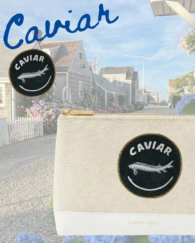 THE SNACKER - WHITE CANVAS CAVIAR sold by Modern Picnic product image thumbnail 5