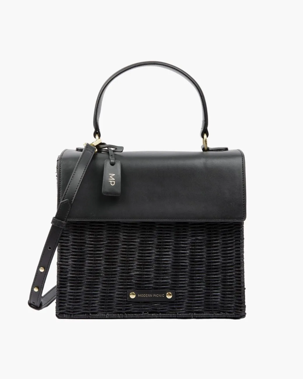 THE LUNCHER - BLACK WICKER sold by Modern Picnic