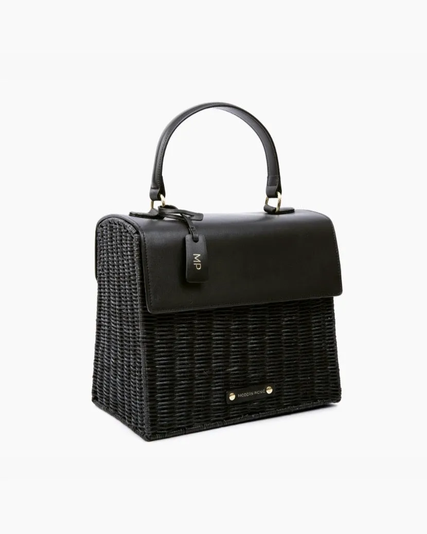 THE LUNCHER - BLACK WICKER sold by Modern Picnic product image thumbnail 2