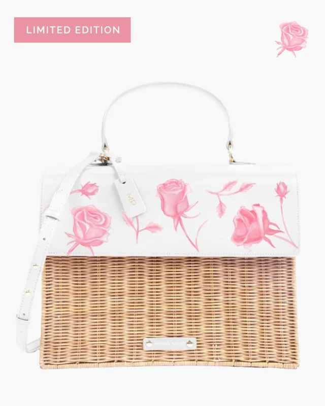 THE LARGE LUNCHER - PINK FLORAL sold by Modern Picnic