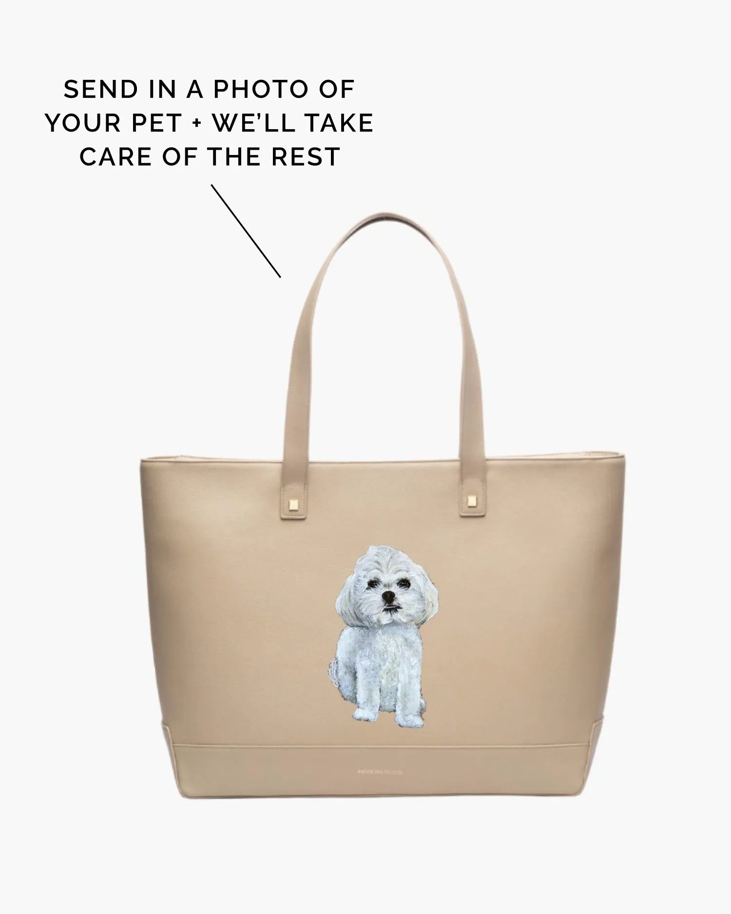 THE PET PORTRAIT TOTE - CREAM sold by Modern Picnic
