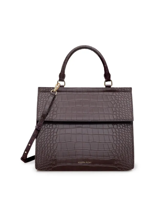 THE LARGE LUNCHER - BROWN CROC sold by Modern Picnic