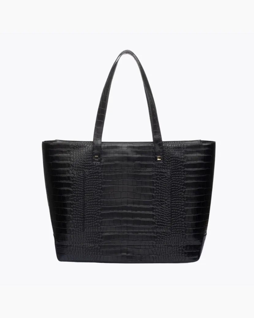 SAMPLE SALE | THE TOTE - BLACK CROC sold by Modern Picnic product image thumbnail 3