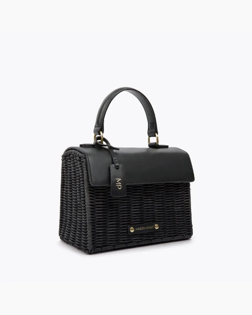 THE WICKER MINI - BLACK WICKER sold by Modern Picnic product image thumbnail 2