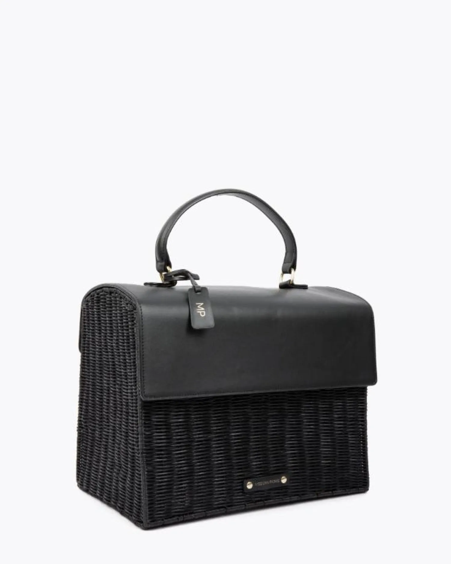 THE LARGE LUNCHER - BLACK WICKER sold by Modern Picnic product image thumbnail 2