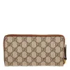 Gucci GG Supreme Zip Top Continental Wallet sold by Overstock
