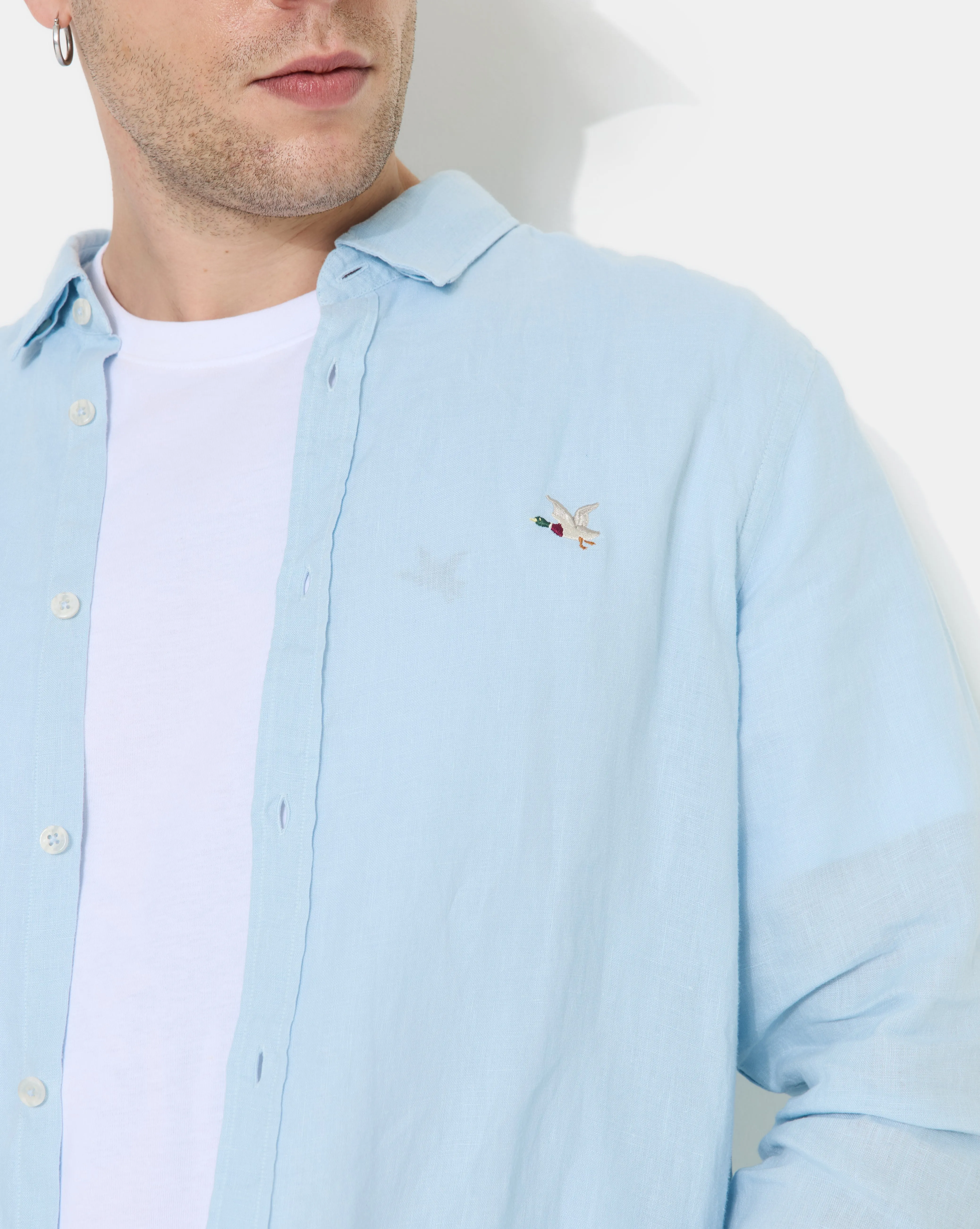 HEMD LEINEN LZ HELLBLAU sold by Chevignon product image thumbnail 4