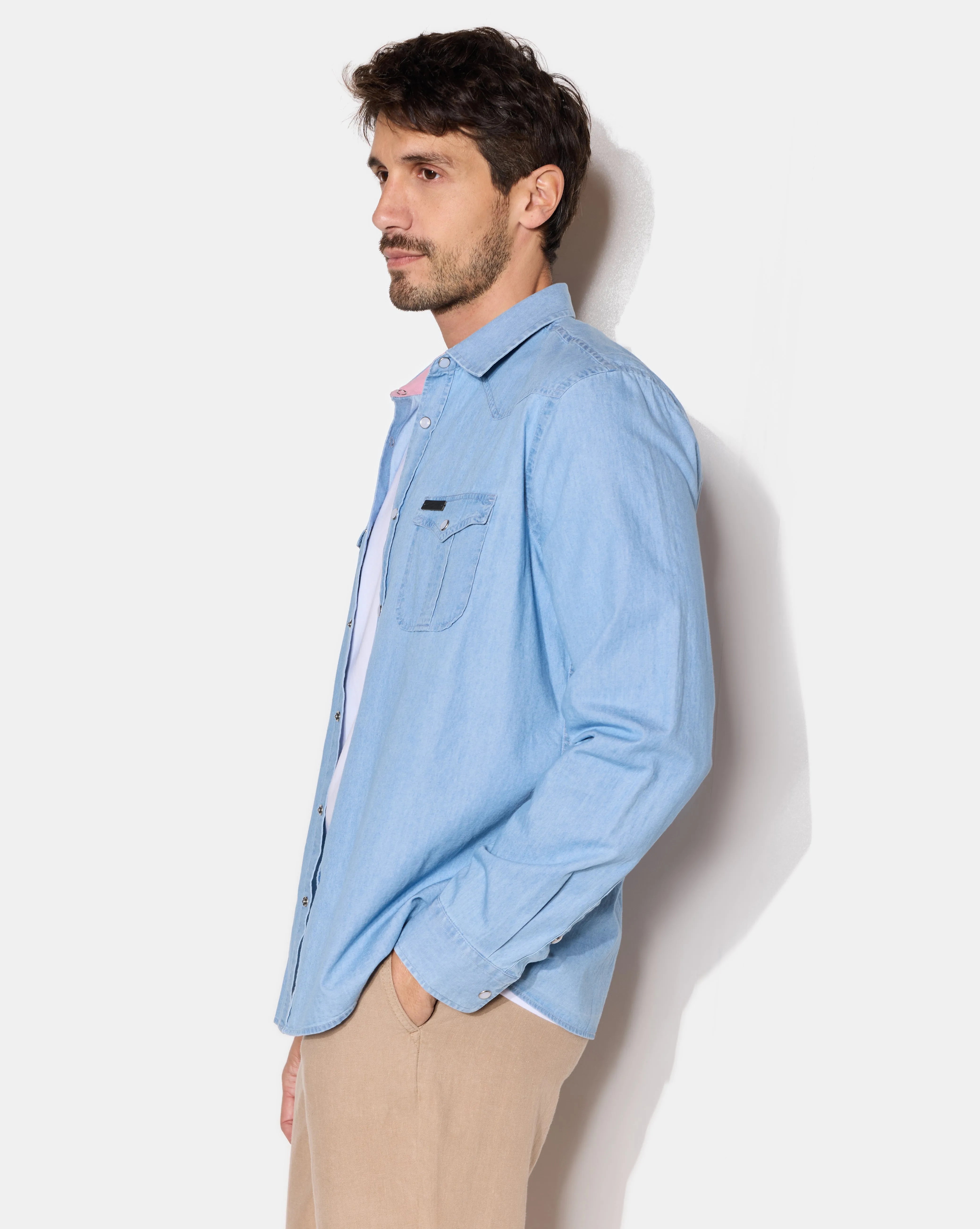 HELLBLAUES DENZEL-HEMD sold by Chevignon product image thumbnail 3