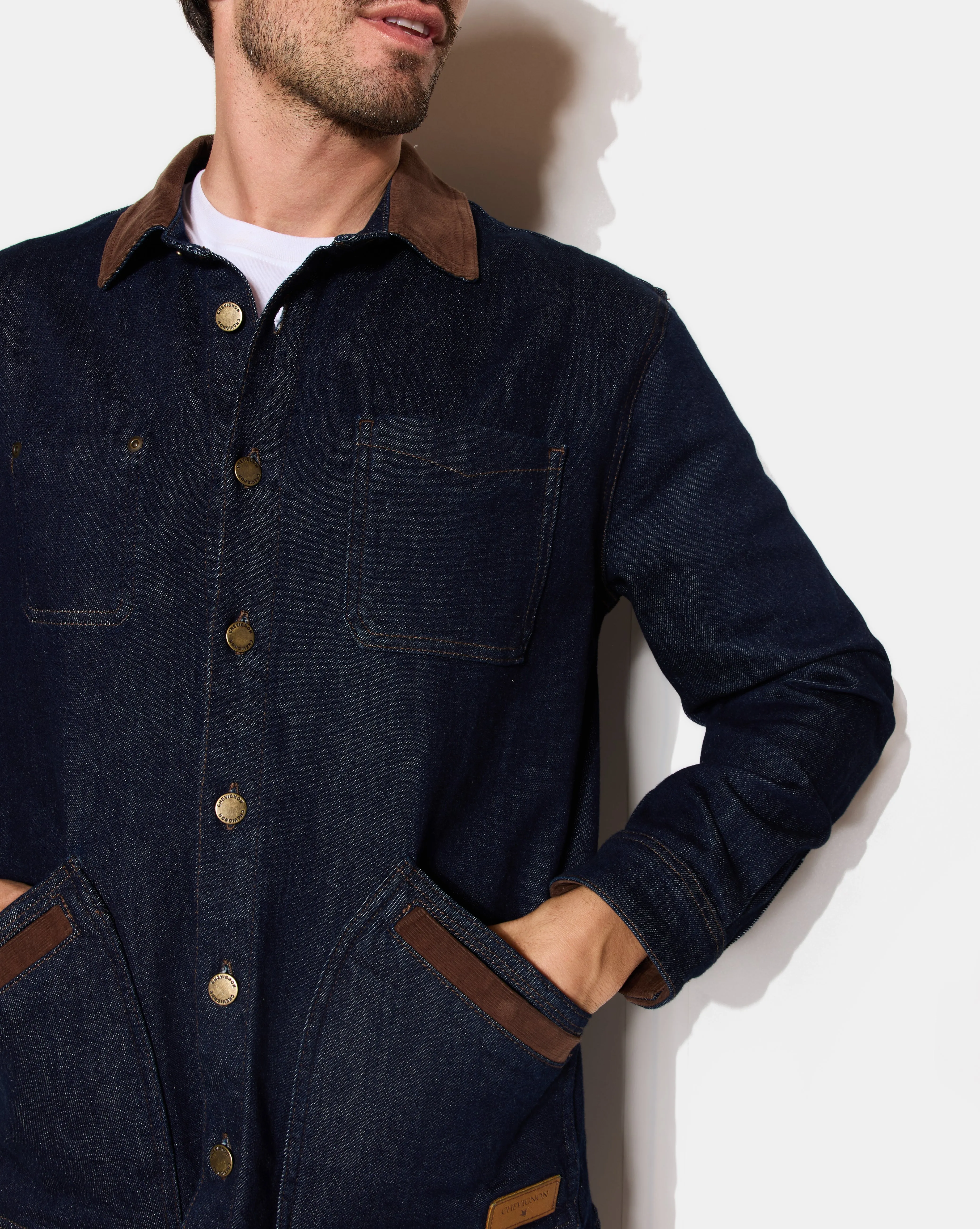 ÜBERHEMD DEREK MARINEBLAU sold by Chevignon product image thumbnail 5