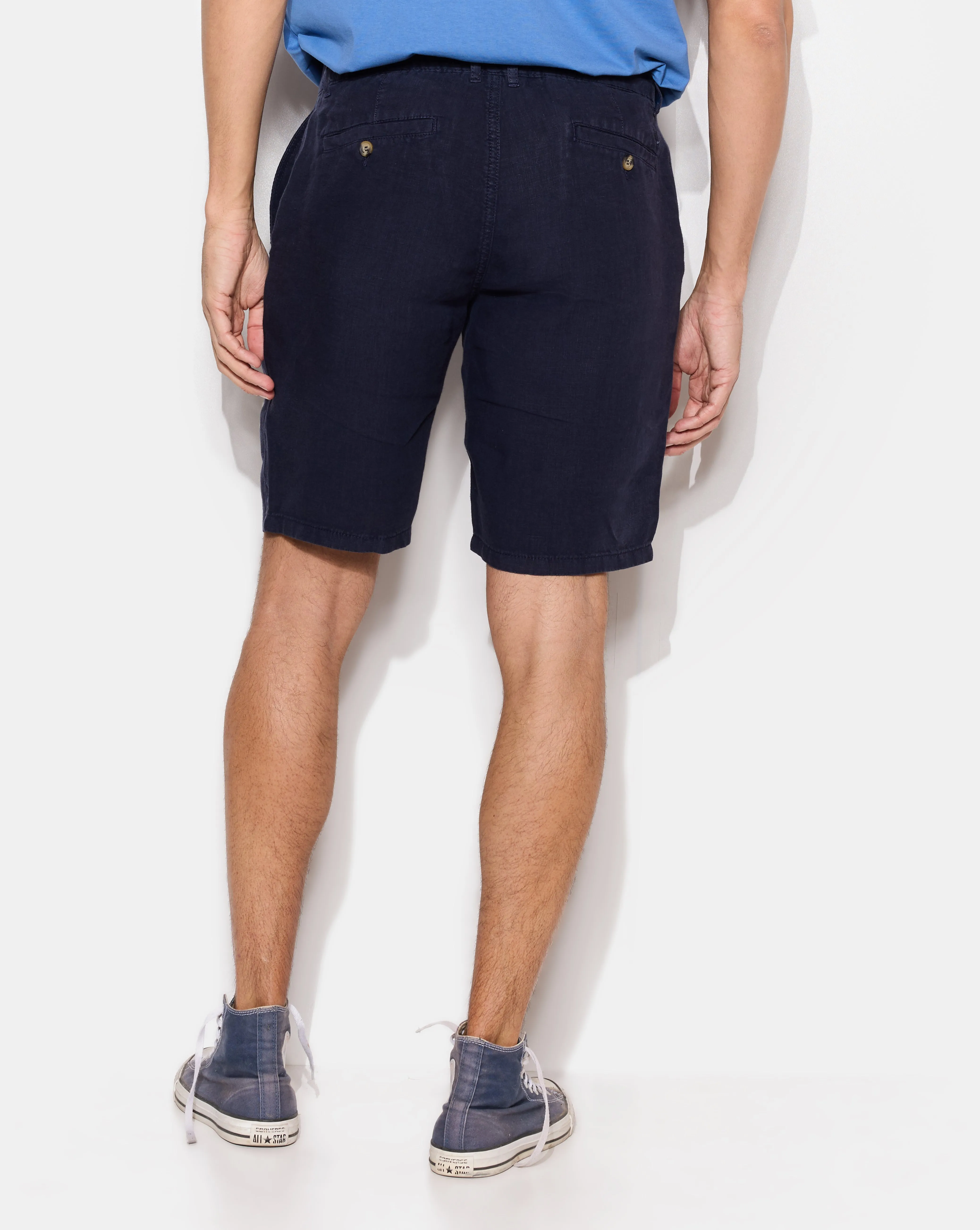 MARINEBLAUES LEINEN-SHORTS sold by Chevignon product image thumbnail 4