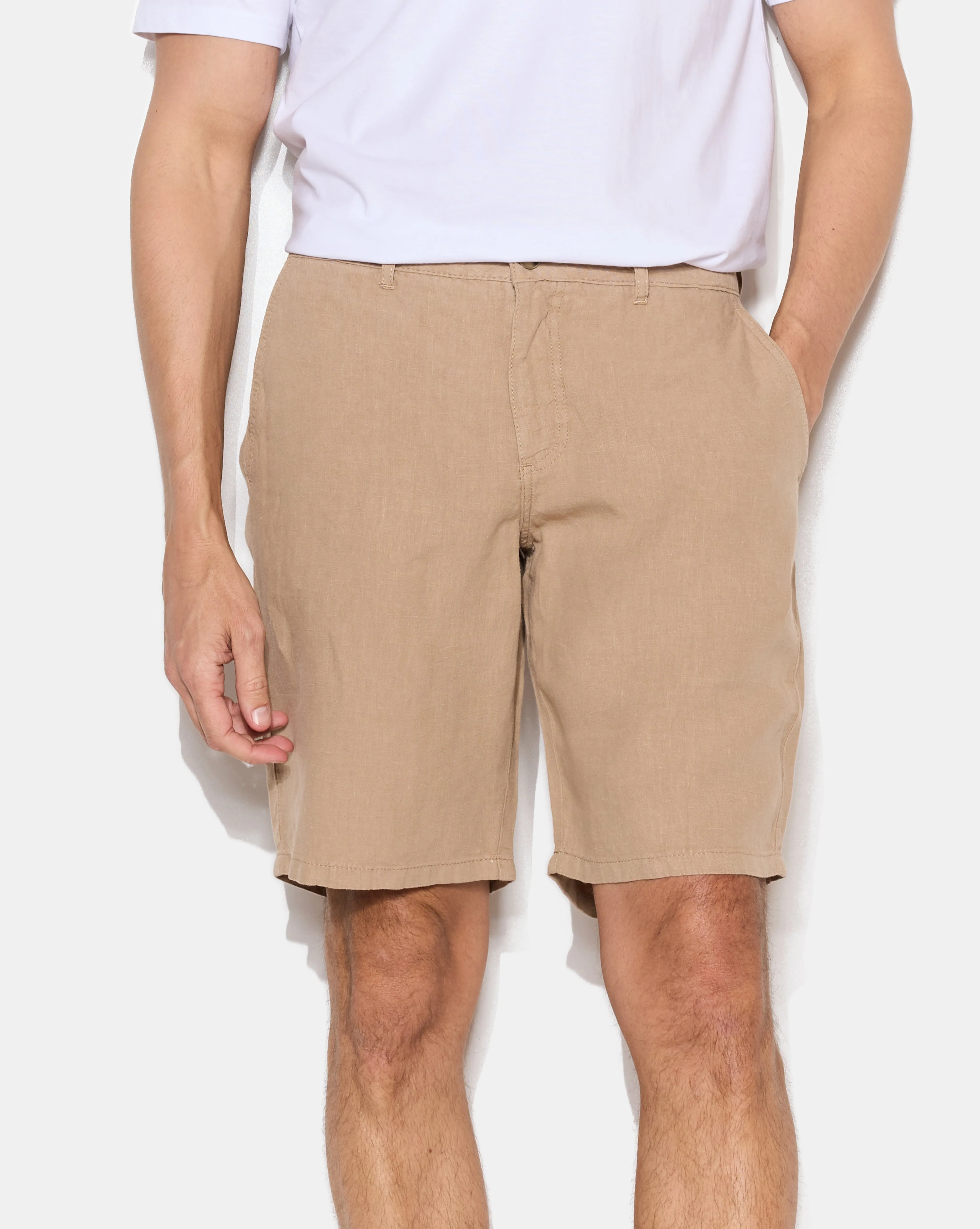 LEINEN-SHORTS BEIGE sold by Chevignon product image thumbnail 2
