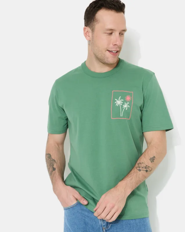 T-SHIRT DERVICHE VERT MENTHE made by Chevignon