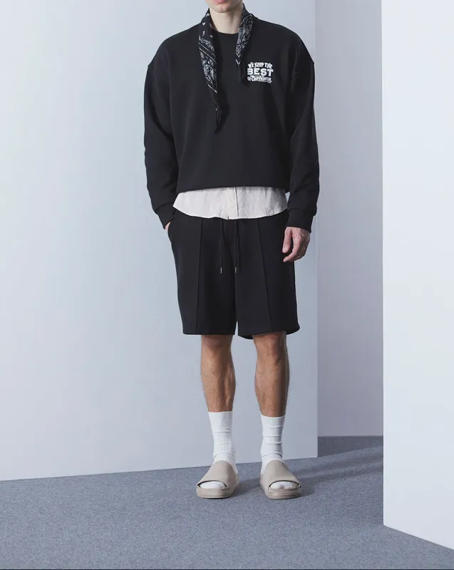SCHWARZES OVERSIZE-SWEATSHIRT made by Chevignon