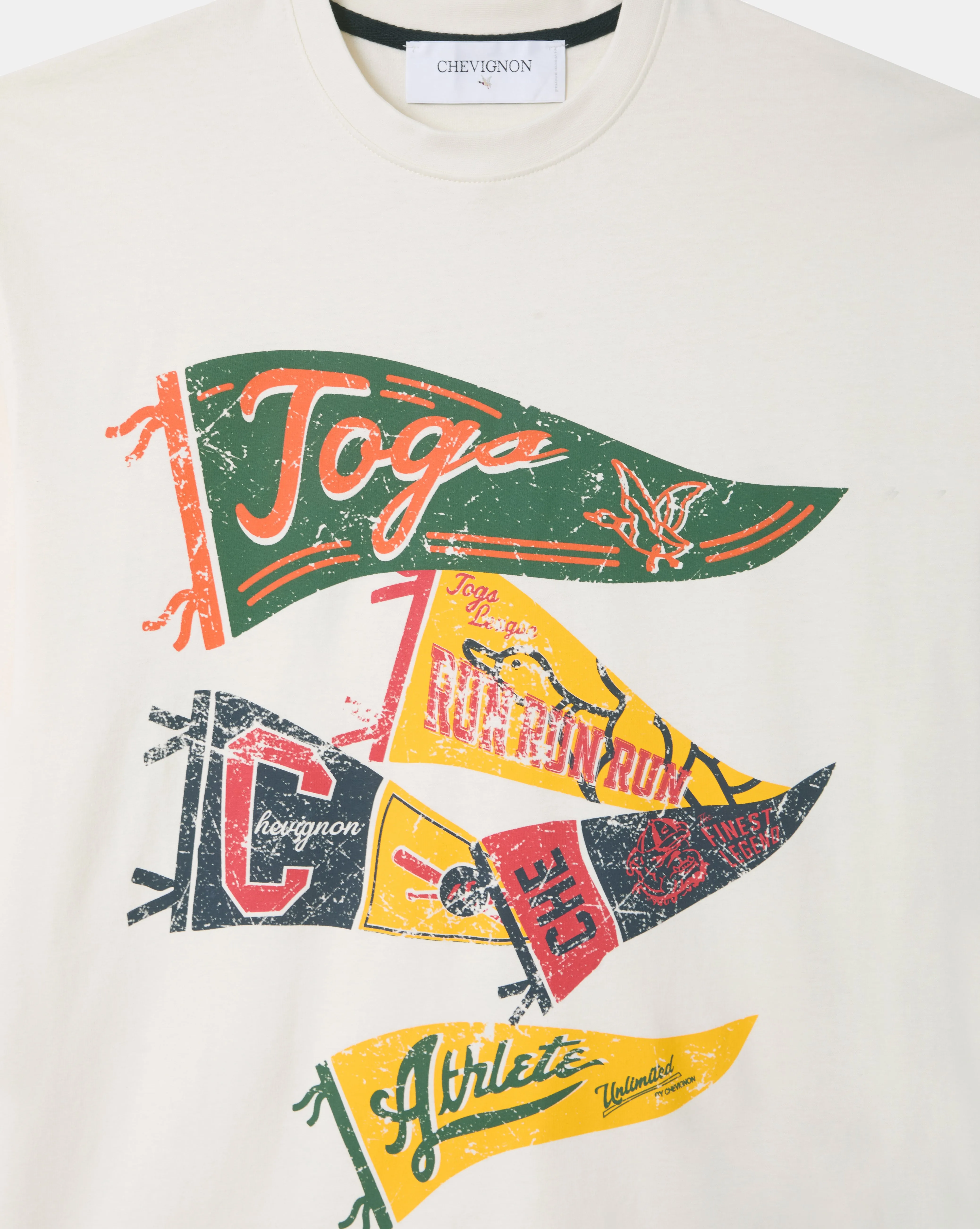 T-SHIRT DYLAN ÉCRU sold by Chevignon product image thumbnail 4