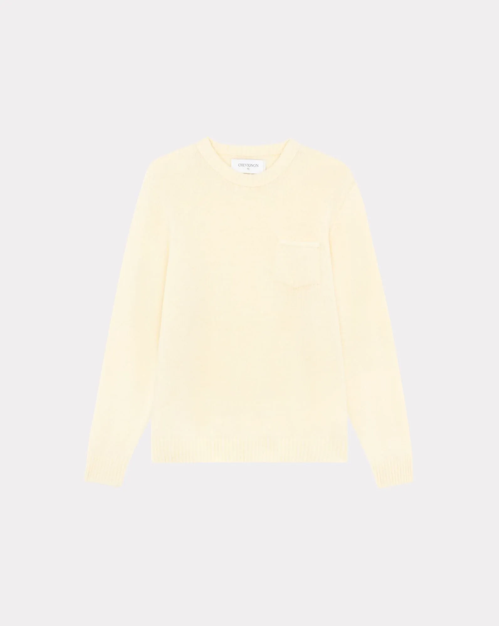 ECRU-PULLOVER AUS WOLLE MIT TASCHEN sold by Chevignon product image thumbnail 2