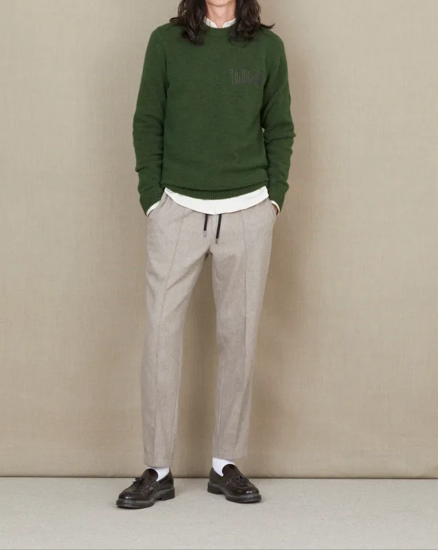 CITY-WOLLGRÜNER PULLOVER made by Chevignon